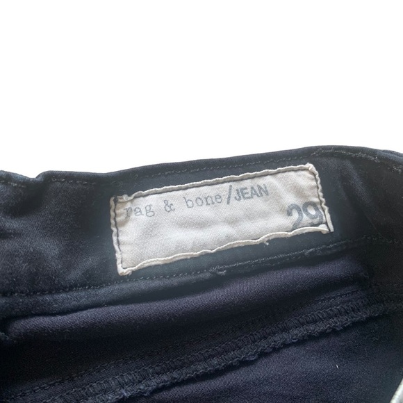 RAG & Bone | The Legging Skinny Jeans Black Stretch Size 29 W1503O163 - Picture 7 of 10